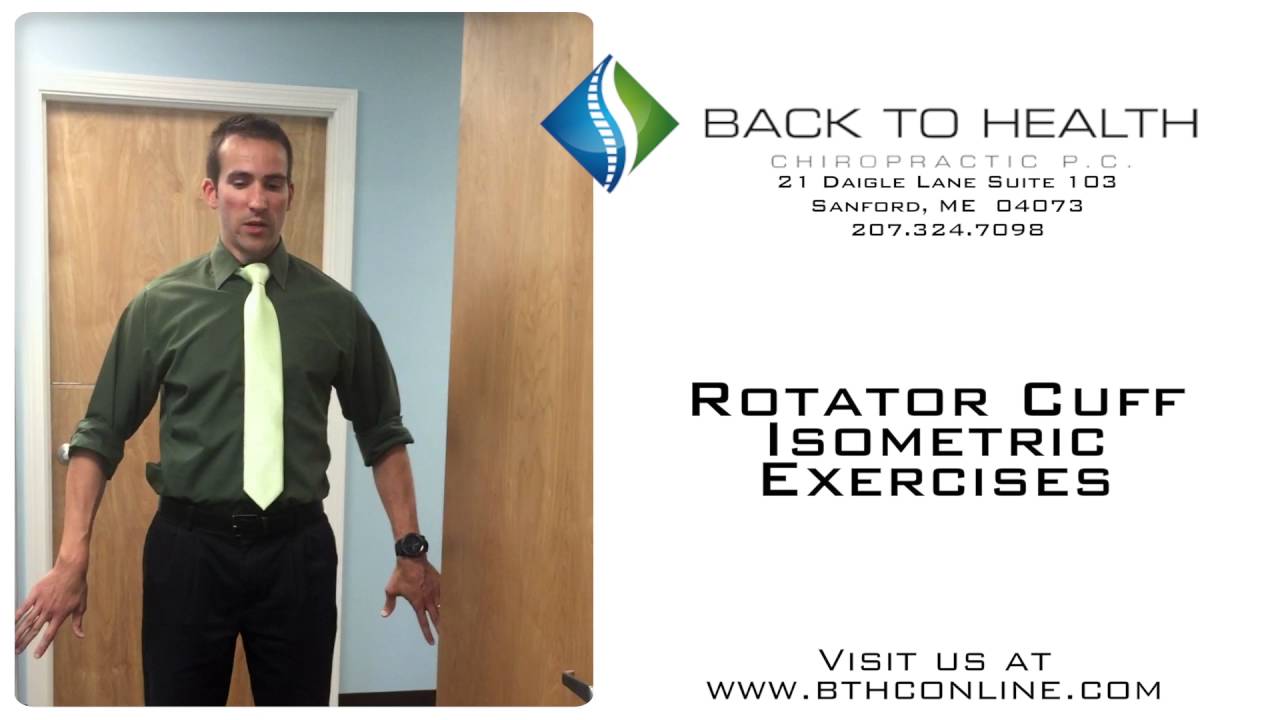 Rotator Cuff Isometric Exercises