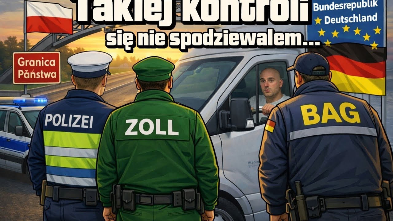 Wyjeżdżam w trasę!! Graniczna kontrola ZOLL, BAG i POLIZEI na dobry początek...