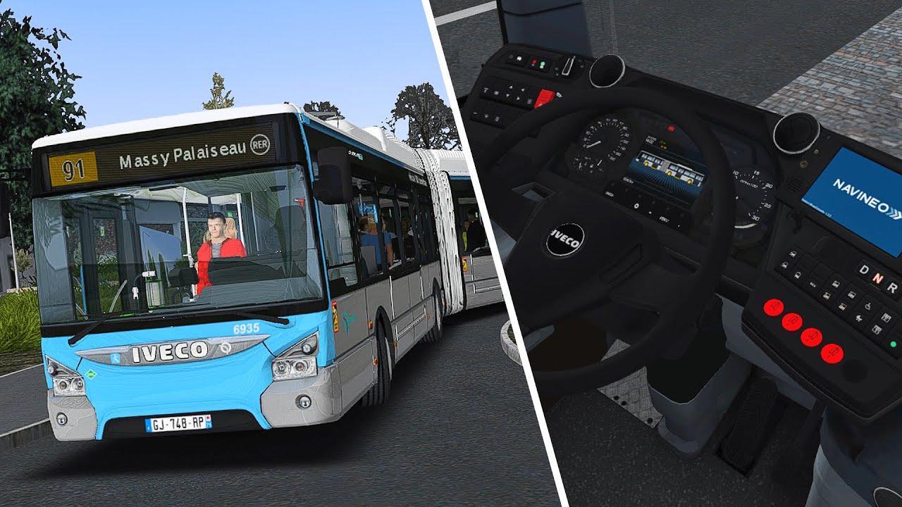 OMSI 2 Grand Paris-Moulon | Ligne 91.06C Plateau du Moulon → Massy-Palaiseau | Iveco Urbanway Step E