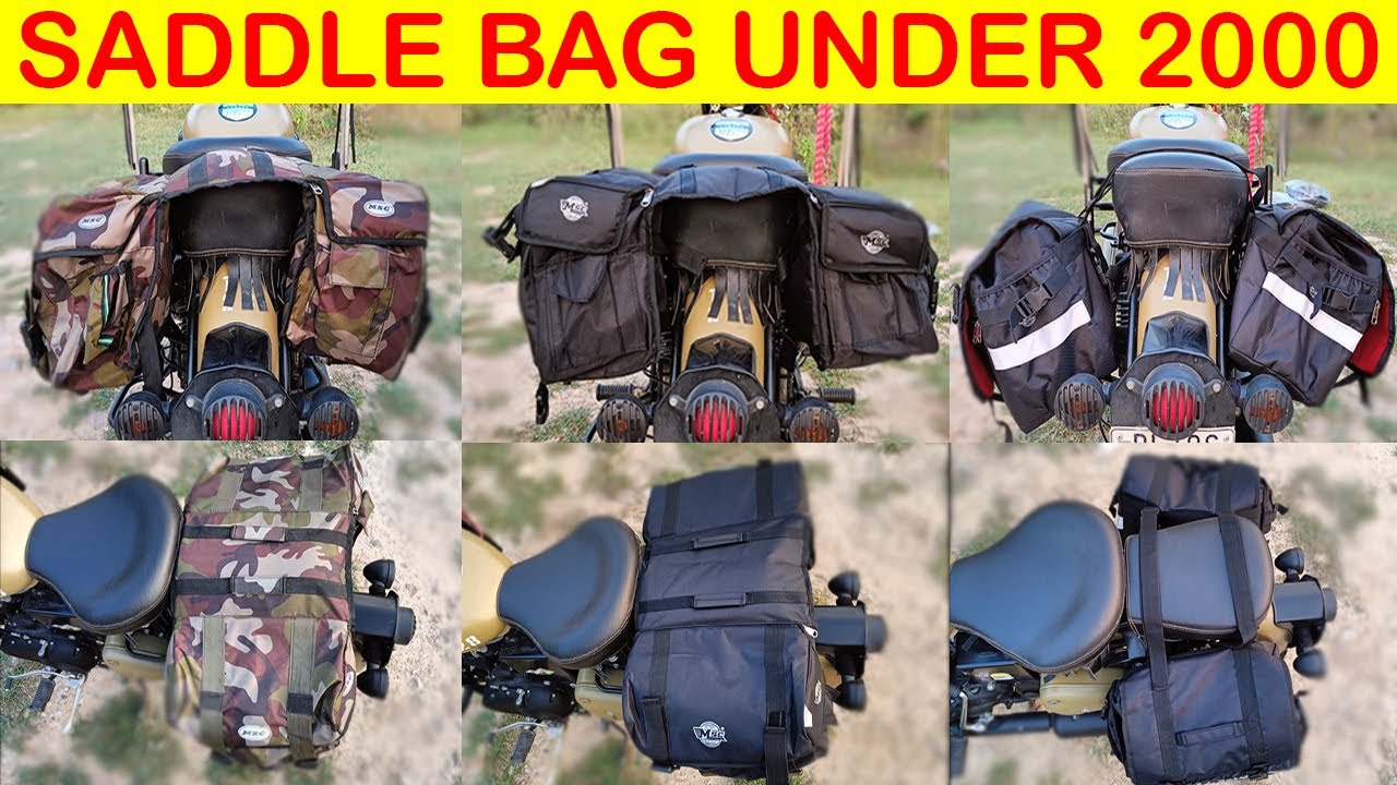 Saddle Bags under 2000 | Cheapest Saddle Bag under 2000 | Saddle Bag for Bike | Touring Bag