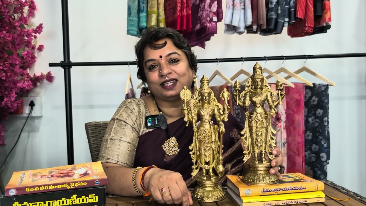 Handcrafted Spiritual Elegance | Vishnumurthi & Lakshmi Devi Brass Idols || Vintage Vaarahi Brass
