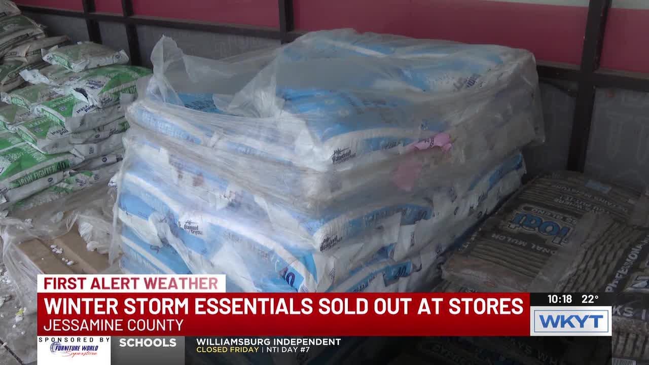 Salt shortage hits Kentucky stores after winter storm