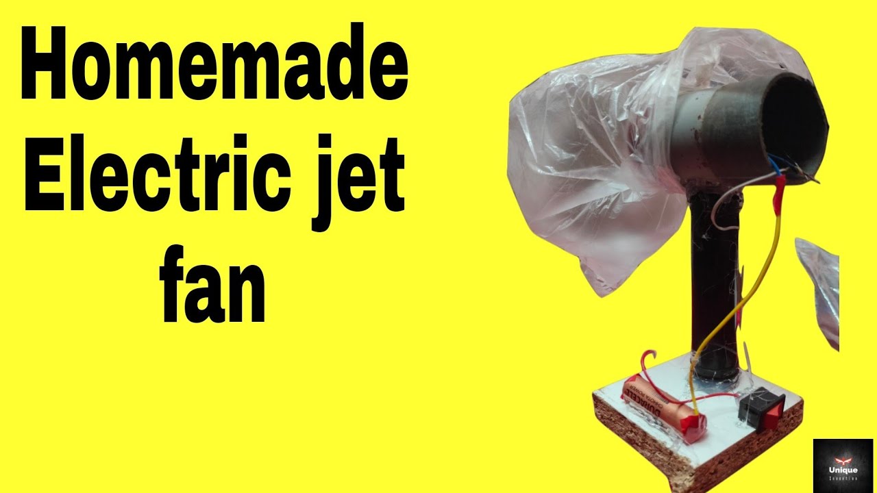 Homemade diy Electric jet fan 