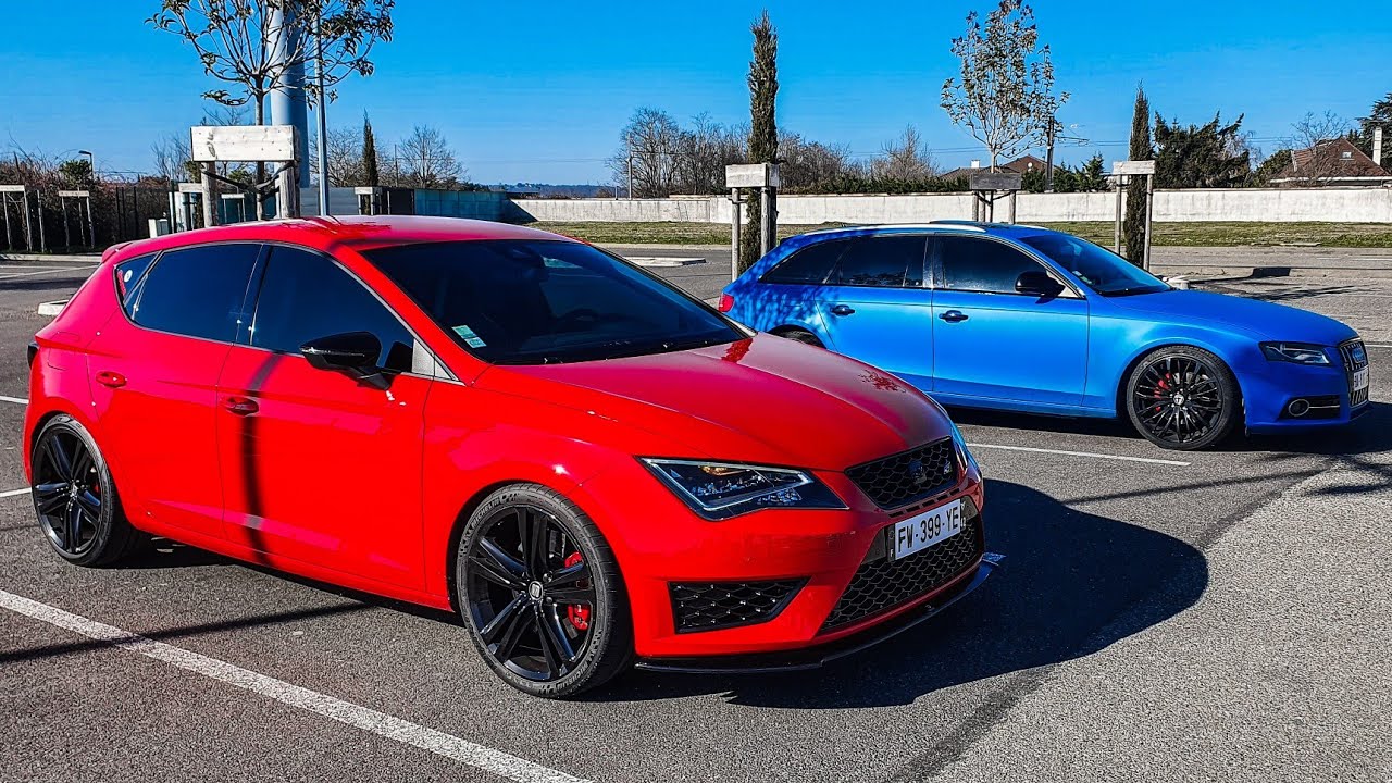 SEAT CUPRA 5F 🚘 ROUGE FERRARI ⁉️😱 JOLIE POP 💨