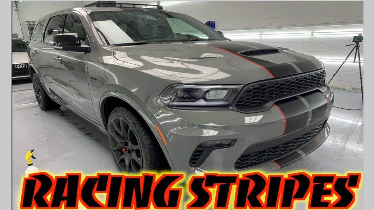 RACING STRIPES ON DODGE DURANGO!