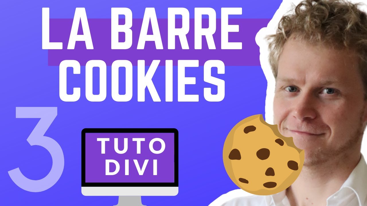Tuto Divi #3 : COOKIE : comment ajouter une Barre de notification ? (GDPR)