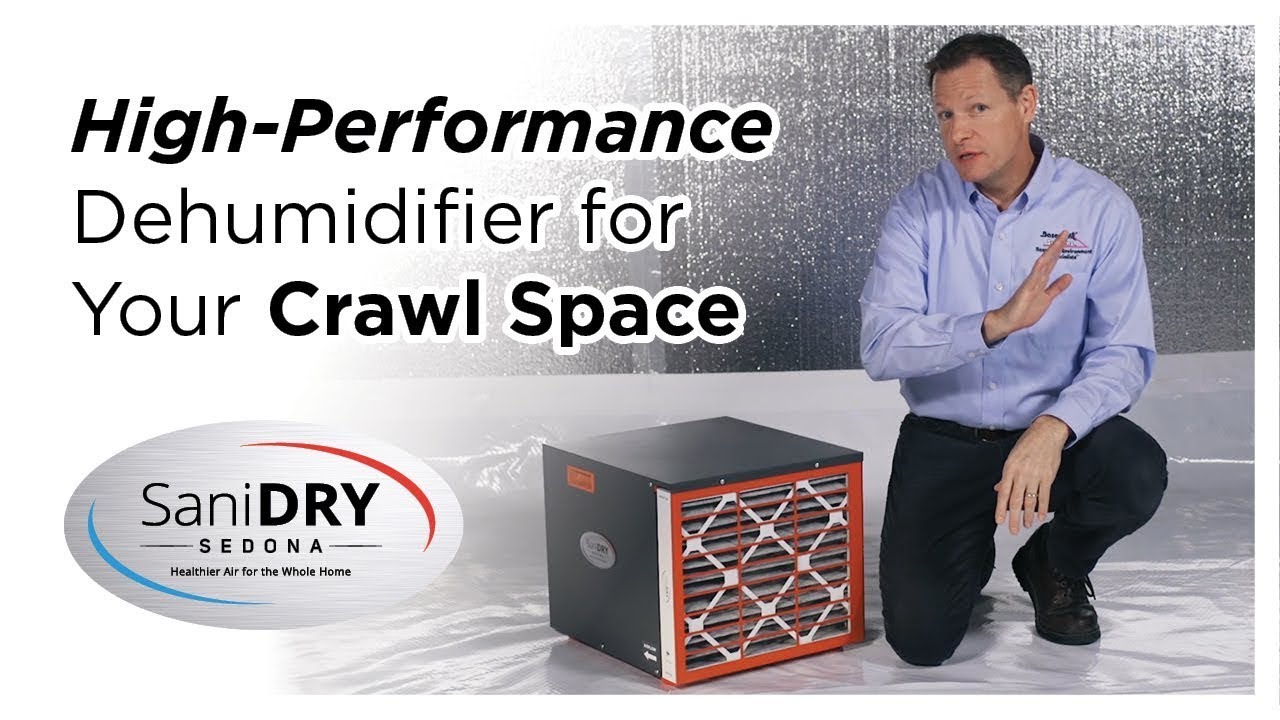 Crawl Space Dehumidifier with Built-in pump