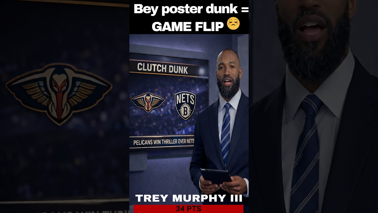 NBA CLUTCH DUNK! Pelicans Flip Nets Late 😳🔥