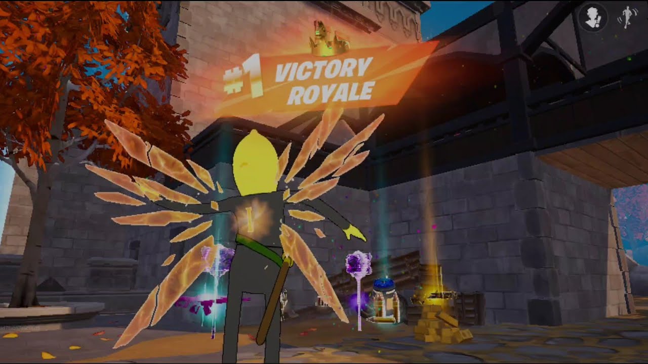 New Fortnite LEMONGRAB SKIN Mobile Gameplay!! Blitz Royal Shotgun Win!!