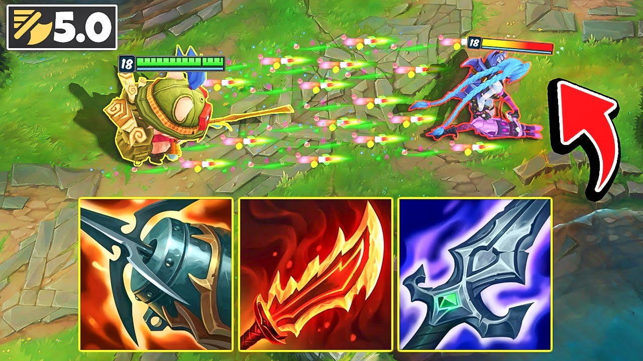 I BROKE THE ATTACK SPEED RECORD ON TEEMO! (4+ ATTACKS PER SECOND)
