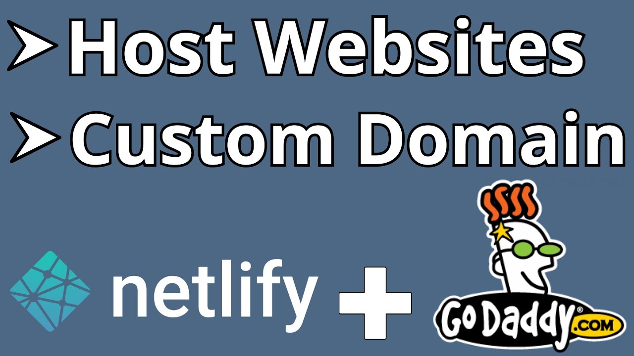 How to Host your Website for FREE with Netlify & Add Godaddy Custom Domain Name to Netlify