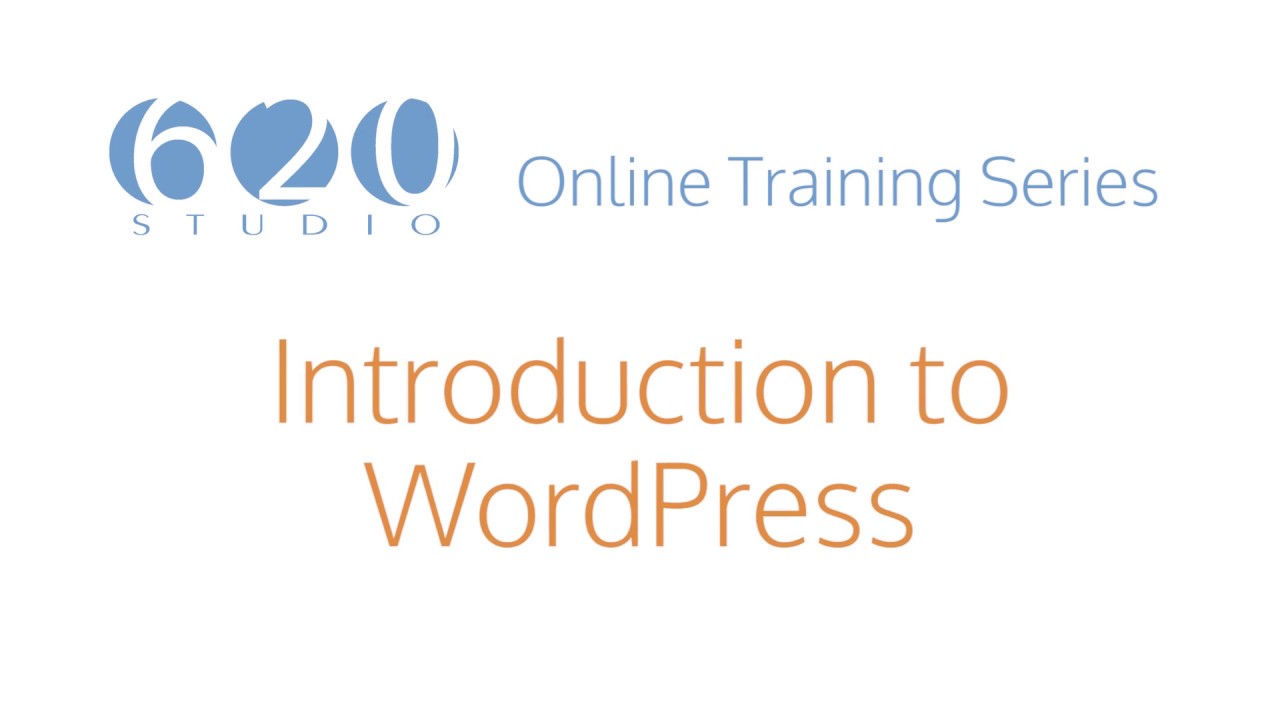 Introduction to WordPress
