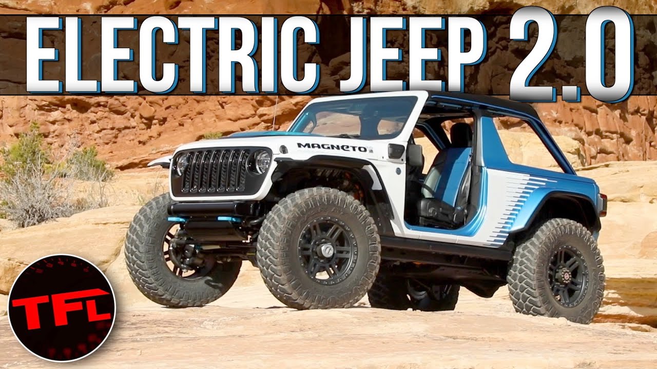 Hummer EV Beware: The Jeep Wrangler Magneto 2.0 Can Do a 0-60 MPH in About 2 Seconds!