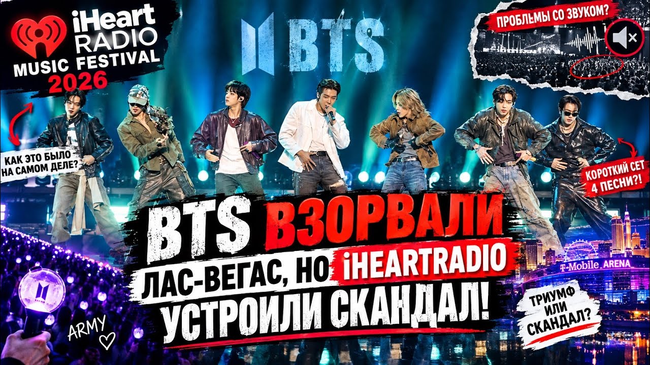 BTS ВЗОРВАЛИ ЛАС-ВЕГАС, НО iHEARTRADIO УСТРОИЛИ СКАНДАЛ! 