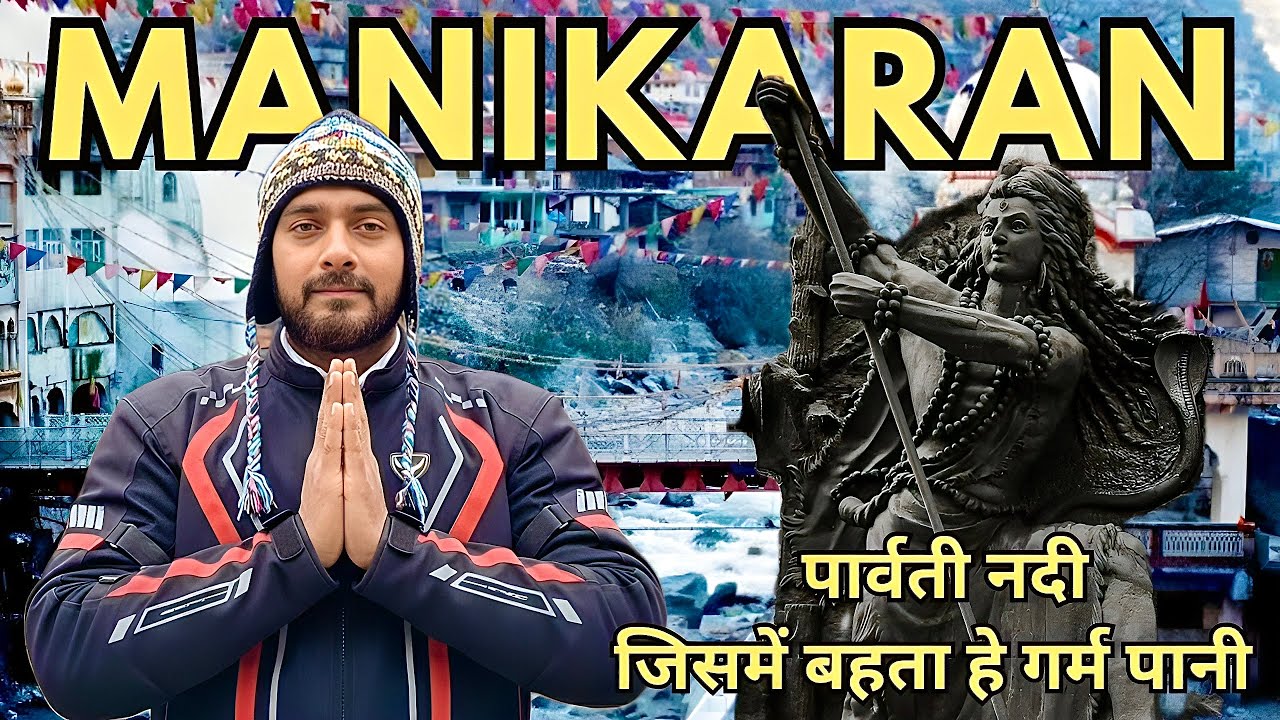 Manali to Manikaran Sahib & Kullu Ride Vlog || natural hot water river || parvati nadi