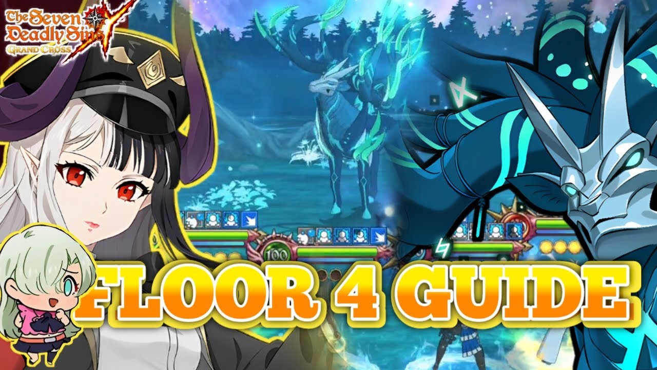 FULL DETAILED GUIDE FOR FLOOR 4 DEER!! | Seven Deadly Sins: Grand Cross