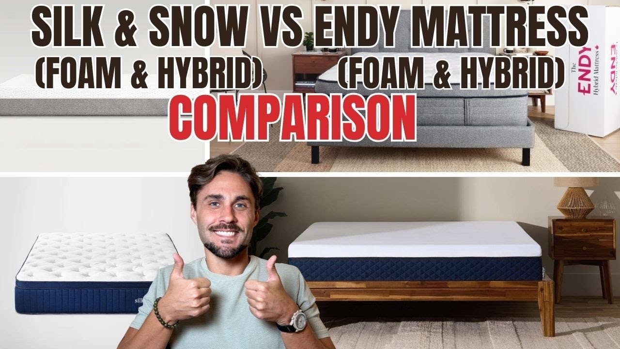 Silk & Snow vs Endy (Foam & Hybrid): The Affordable Mattress Showdown