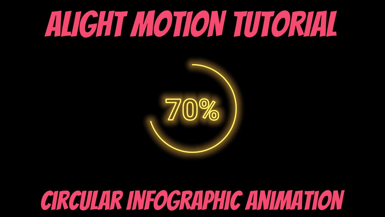 Circular Infographic Animation using Alight Motion (#Android and #iPhone)