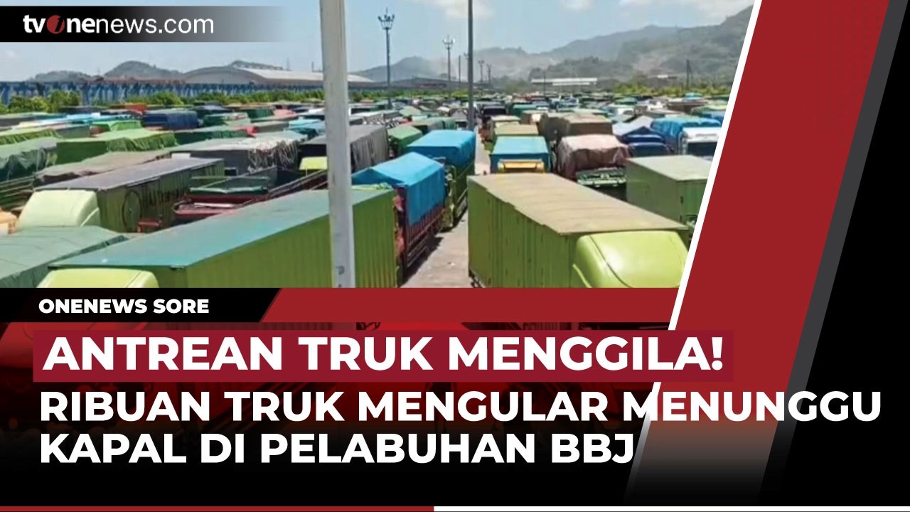 [LIVE] 🔴 Ribuan Truk Tertahan di Pelabuhan BBJ, KPK Tangkap Bupati Cilacap soal THR | OneNews Sore