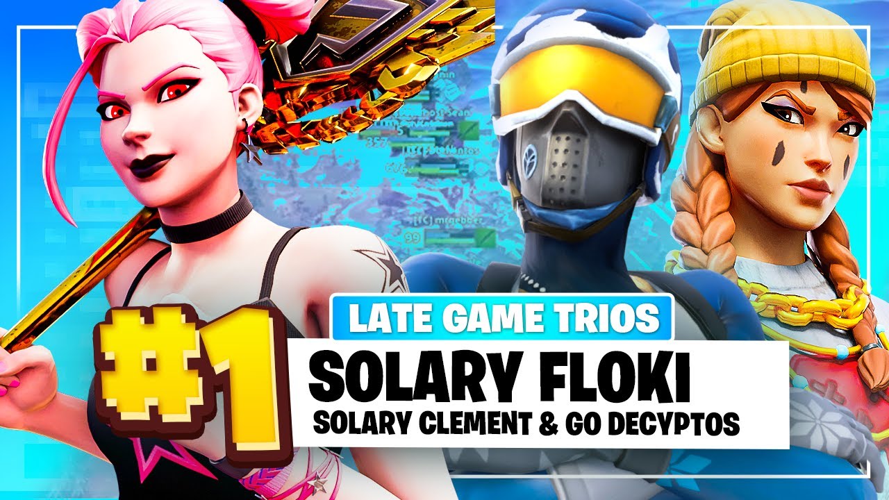 FLOKI | 🏆 1ère PLACE avec 8 TOPS 1 🔥 20 min de LATE GAME TRIO ft. Clement et Decyptos