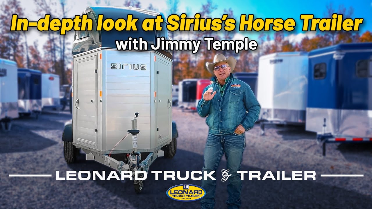 Jimmy Temple walks you through a SIRIUS HORSE TRAILER