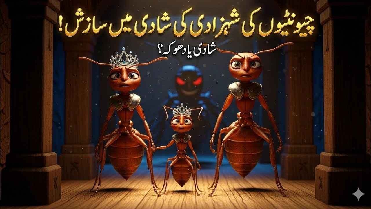 چیونٹیوں کی شہزادی کی شادی میں سازش | Royal Ant Kingdom Suspense Story