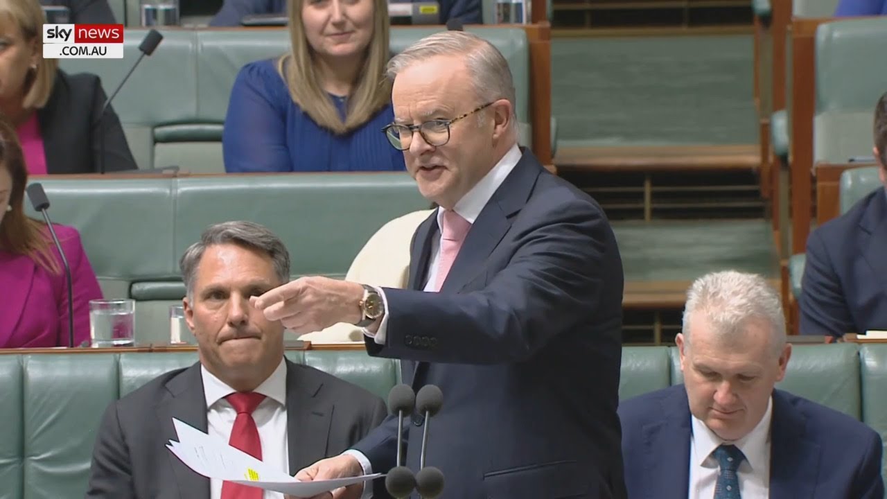 ‘Stand up for yourself’: Anthony Albanese roasts Nationals Leader