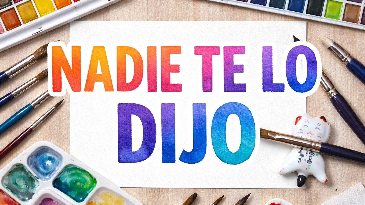 Lo que nadie te cuenta cuando eliges la acuarela