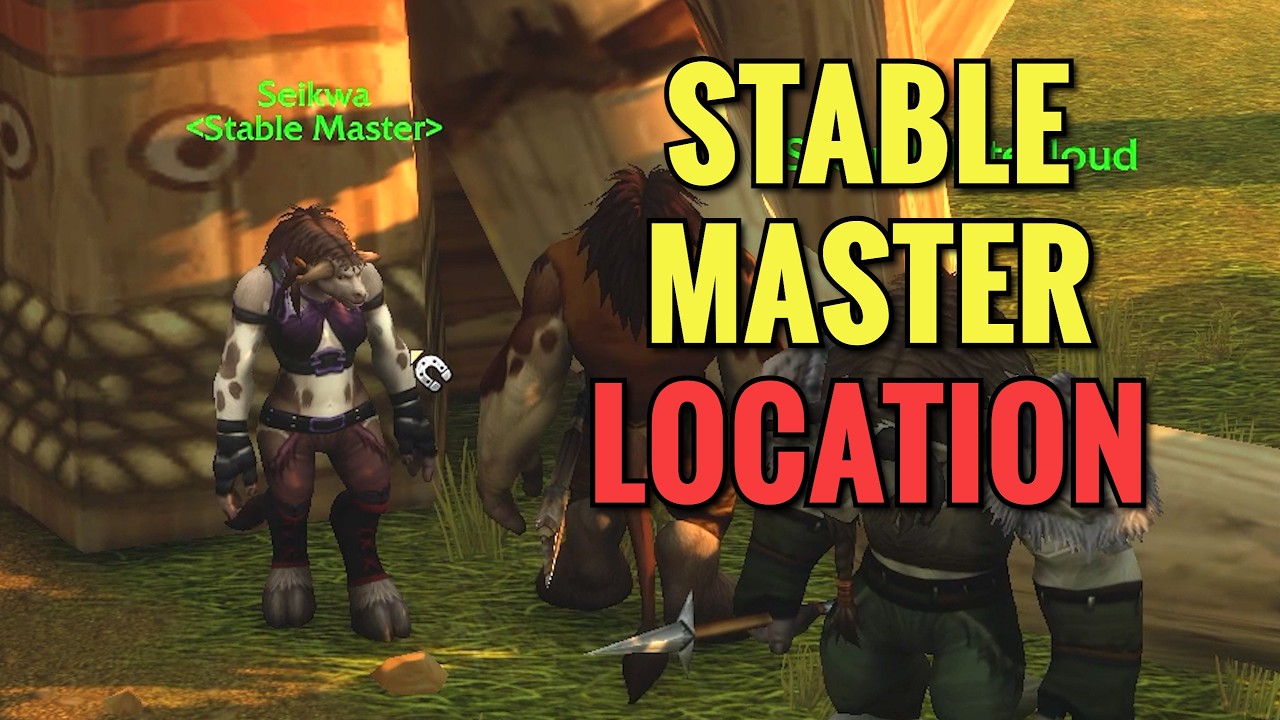 Bloodhoof Village Stable Master Location (WoW Forever/Classic)