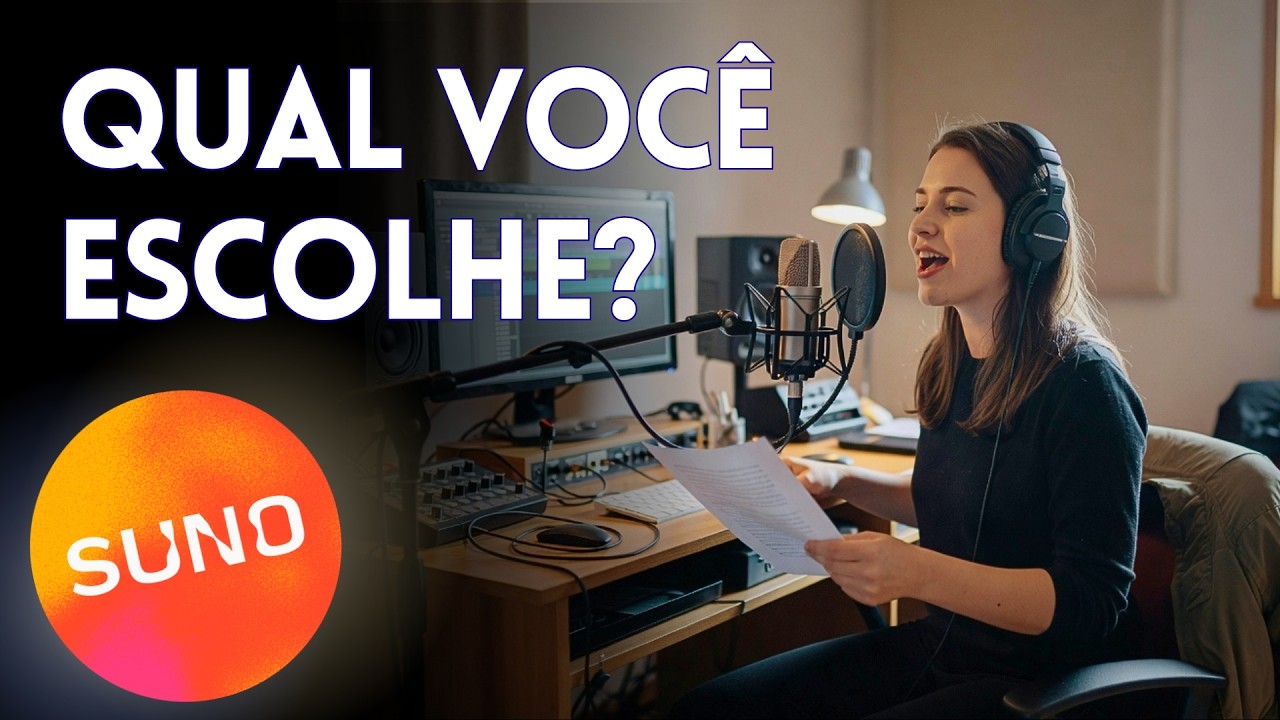 3 Formas de Colocar SUA VOZ nas Músicas do SUNO | Do Simples ao Avançado