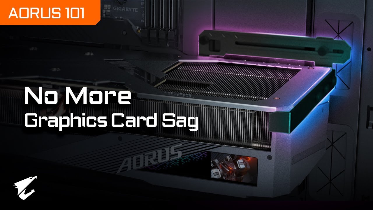 How to Install Anti-sag Bracket for AORUS / GIGABYTE RTX 40 Series Graphics Card｜AORUS 101