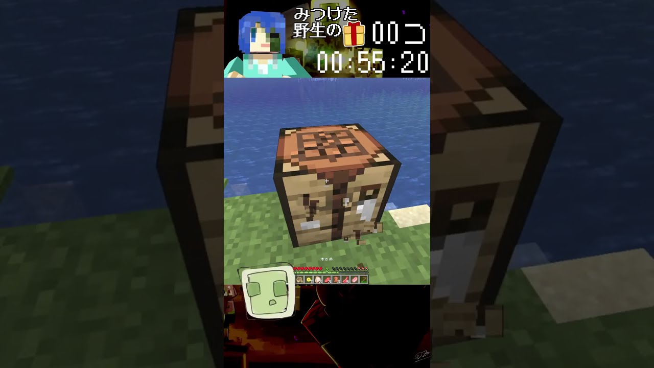 【Minecraft】🎁野生のクリスマスチェスト1時間で出来る限りたくさん探すだけの配信🎁 #shorts