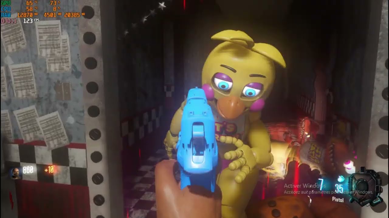 Custom Map Zombie #4 Five Night At Freddy's 2 Last Man Standing !!!