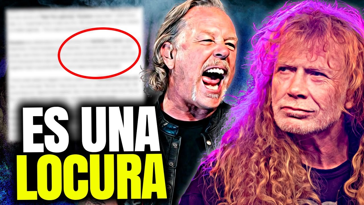 DAVE MUSTAINE SE VOLVIÓ LOCO... | DEMANDÓ una GIRA con METALLICA antes de RETIRARSE - MEGADETH