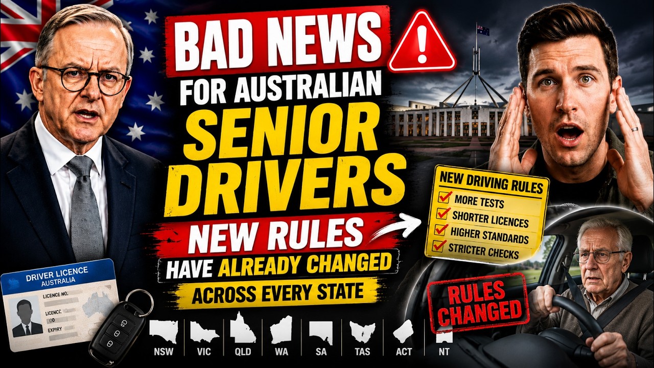 BAD NEWS For Australian Senior Drivers &mdash; New Rules Have Already Changed Across Every State