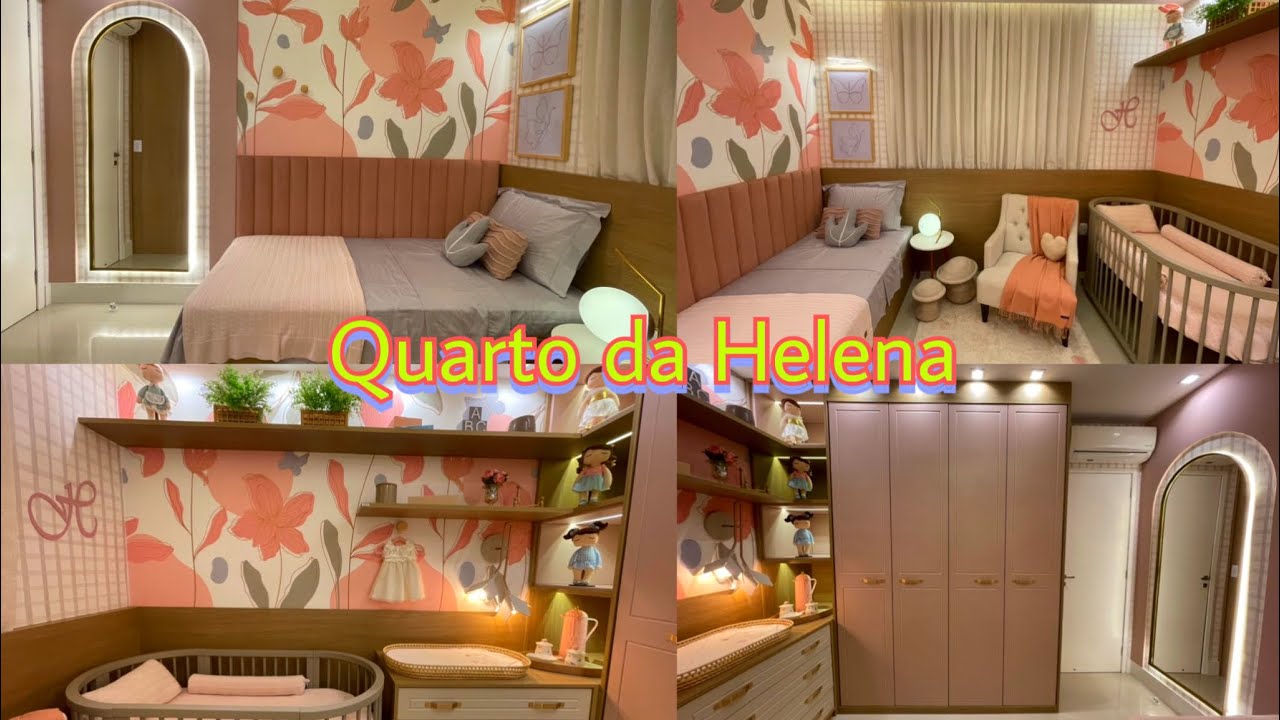 TOUR COMPLETO PELO QUARTO DA HELENA #tour #quarto #quartodebebe