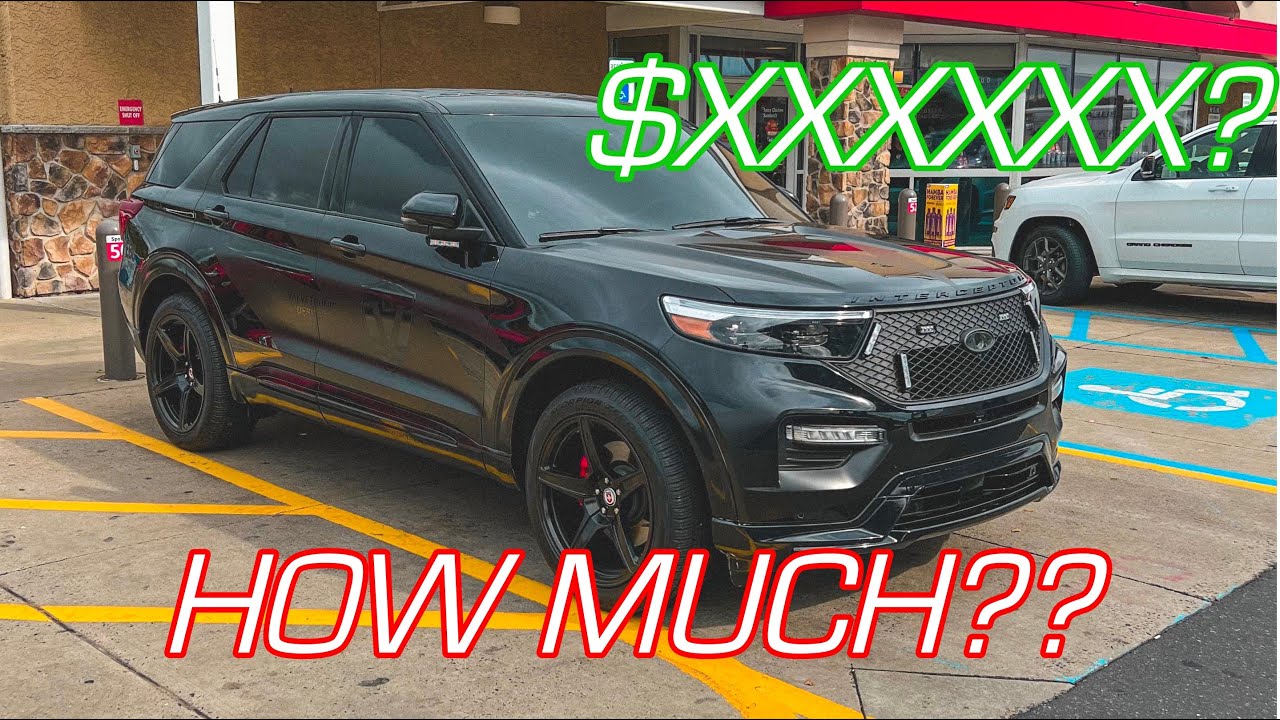 The TRUE COST of my POLICE FORD EXPLORER ST (its alot lol)
