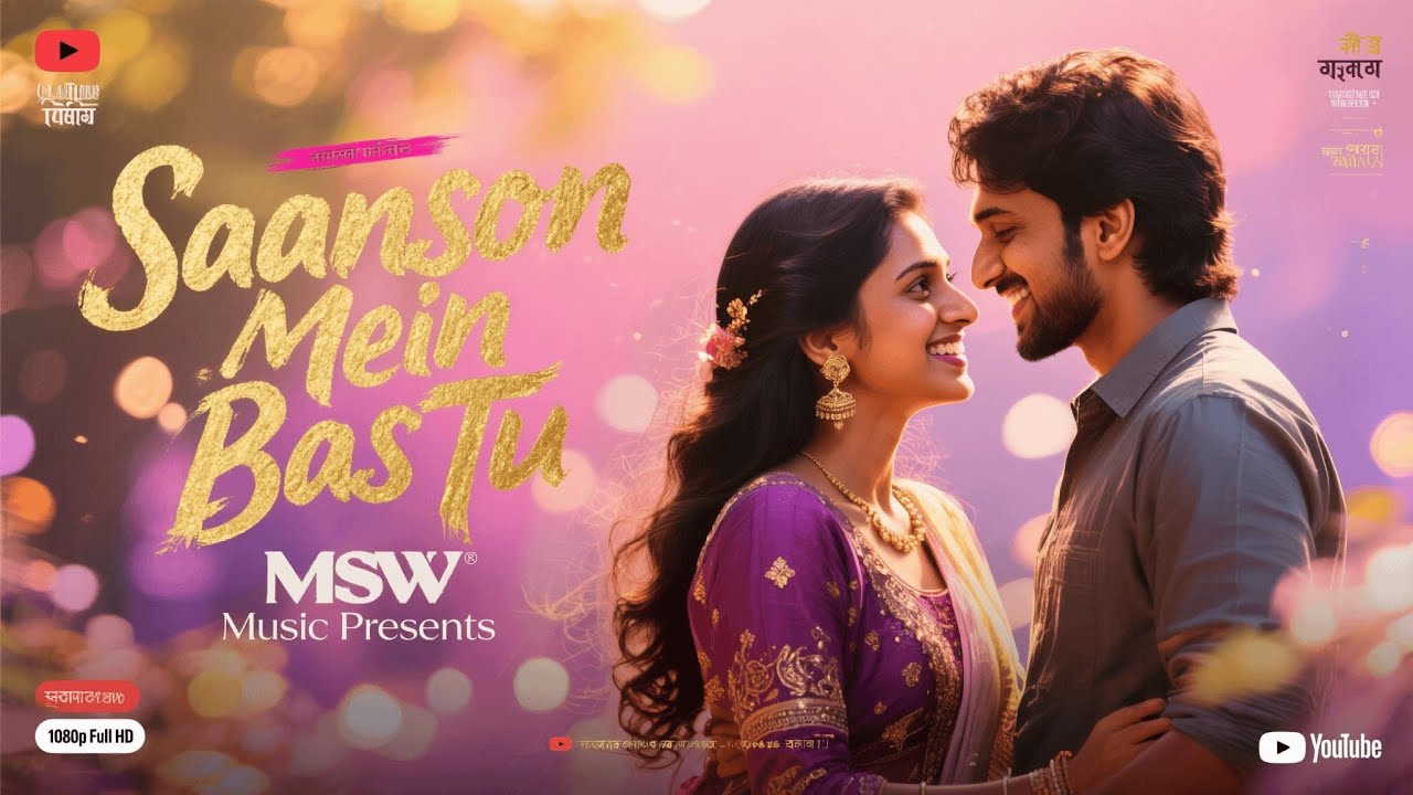 Saanson Mein Bas Tu | Heart Touching Romantic Song | New Hindi Love Song 2025 | Arijit Singh Vibes