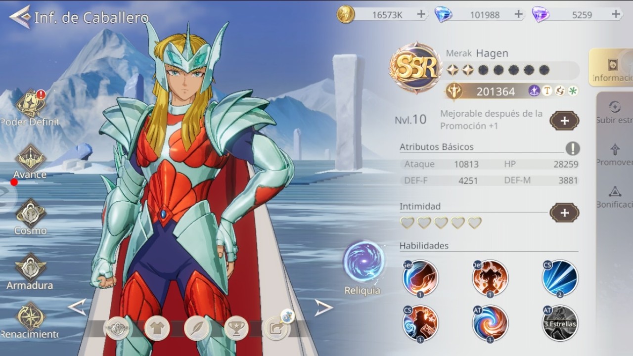 Saint Seiya EX Review Merak Hagen! Dejen su like! - AppGallery Android IOS RPG