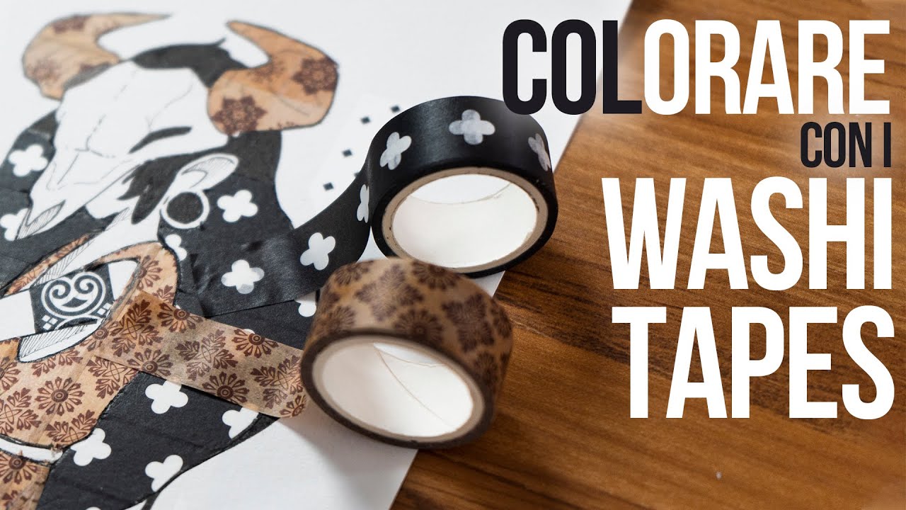 Colorare con i Washi Tapes? Ci provo! 🐸