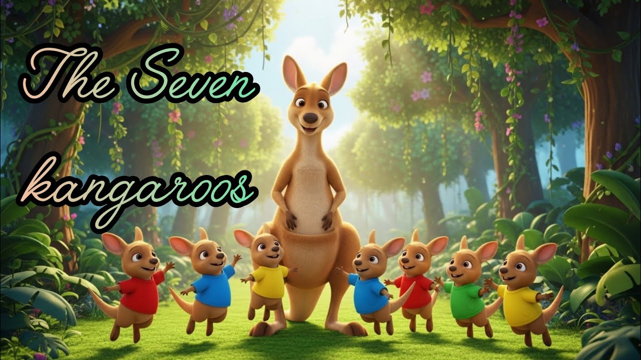 The Seven Kangaroos and the Cunning Wolf | سبق آموز کہانیاں 
