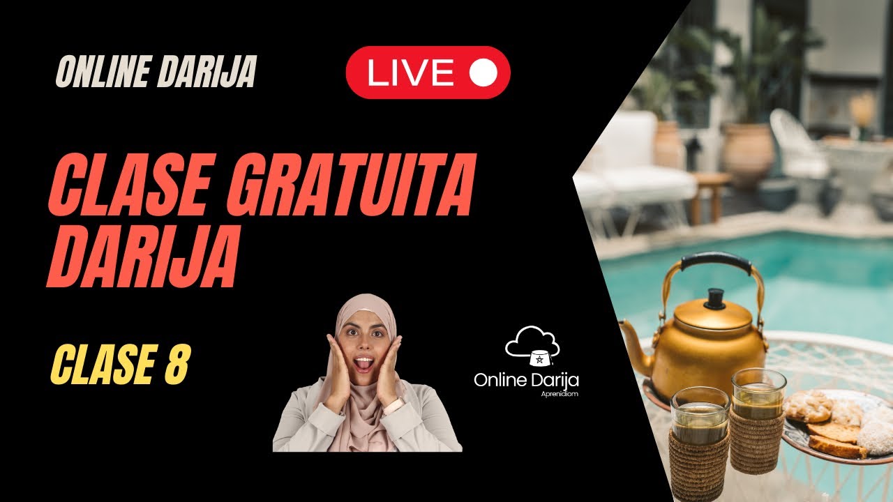 Clase darija 🇲🇦 GRATUITA nº8! 🇲🇦🎁 #onlinedarija #darijaenespañol #darijaenlinea