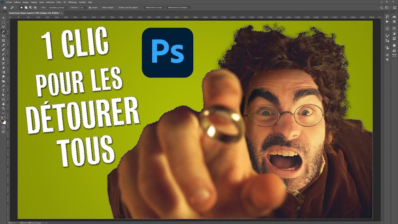 L'outil magique pour détourer dans Photoshop 2020