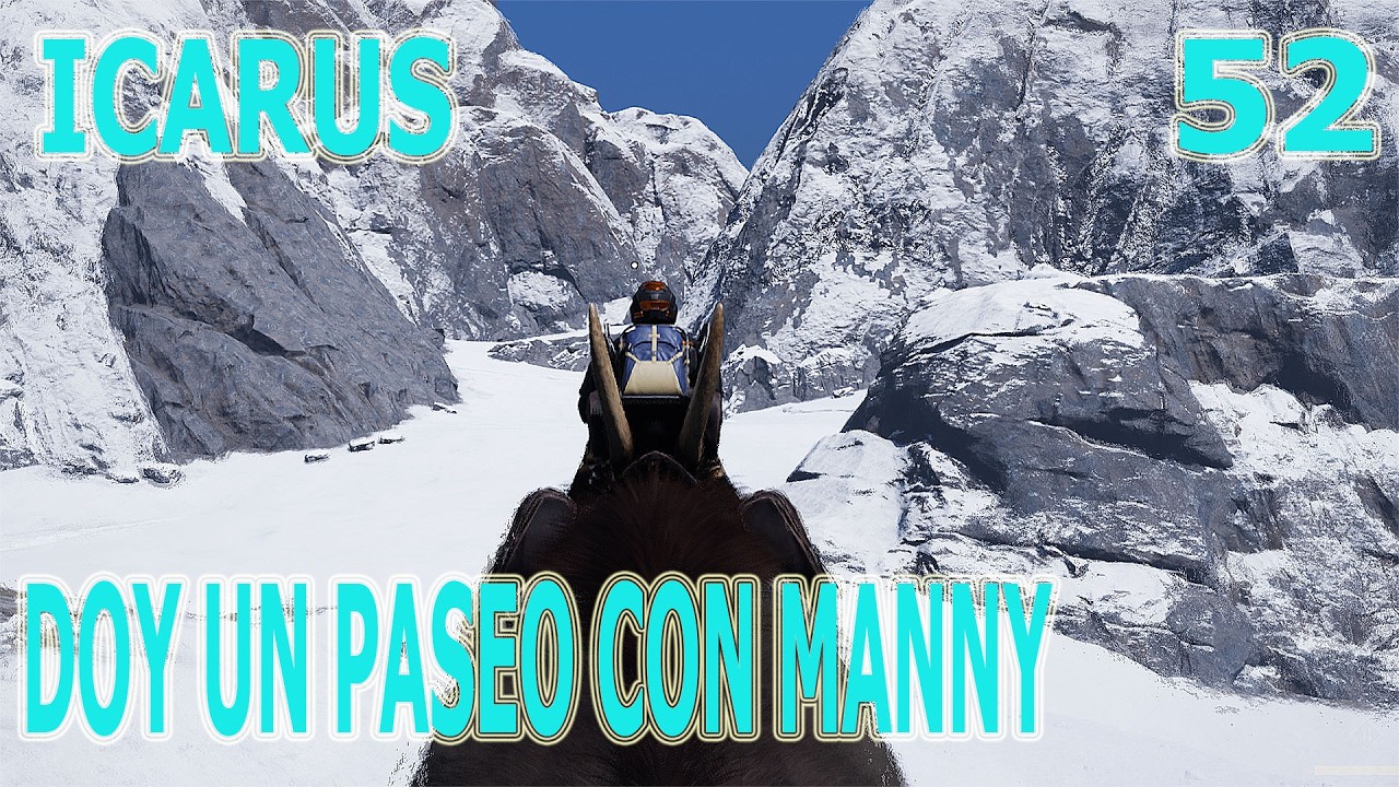 Doy un paseo con Manny. Icarus