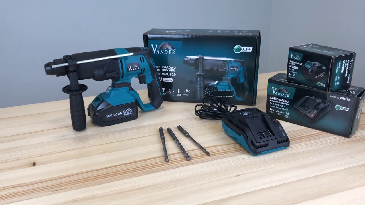 Młot udarowo-obrotowy VMU820 - UNBOXING