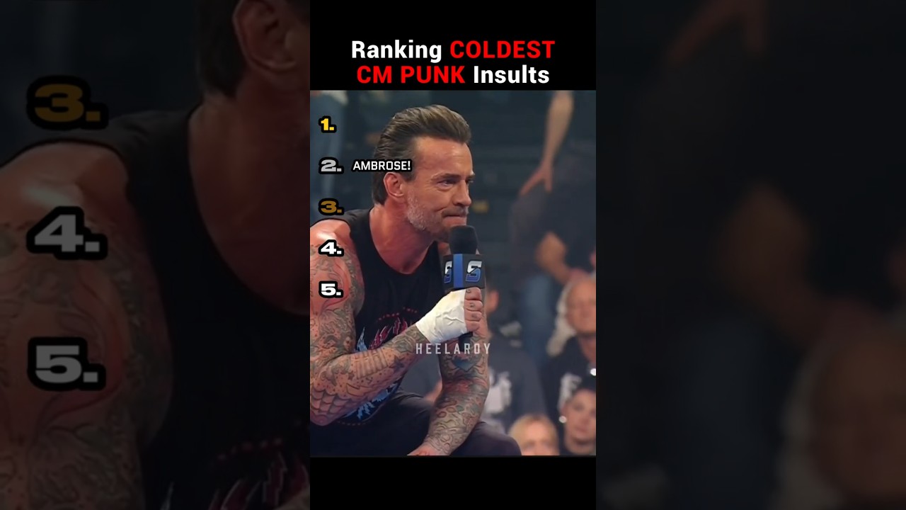 Ranking The COLDEST CM Punk Insults!