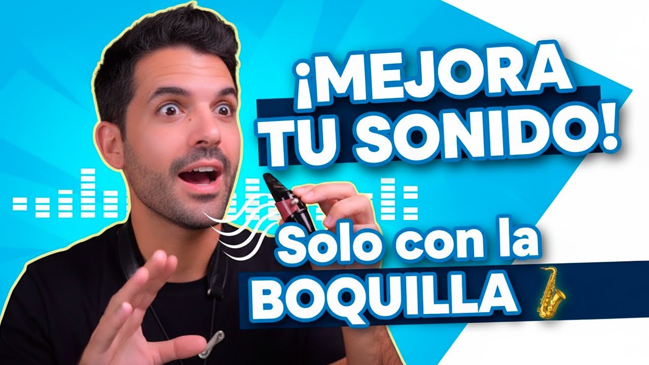 ¡Mejora tu sonido en 5 minutos! 🎷 Solo con la boquilla #saxo #sonido #saxofon #ejercicio #tips