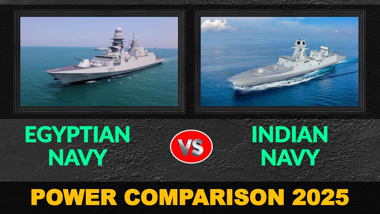 Egyptian Navy vs Indian Navy in 2025