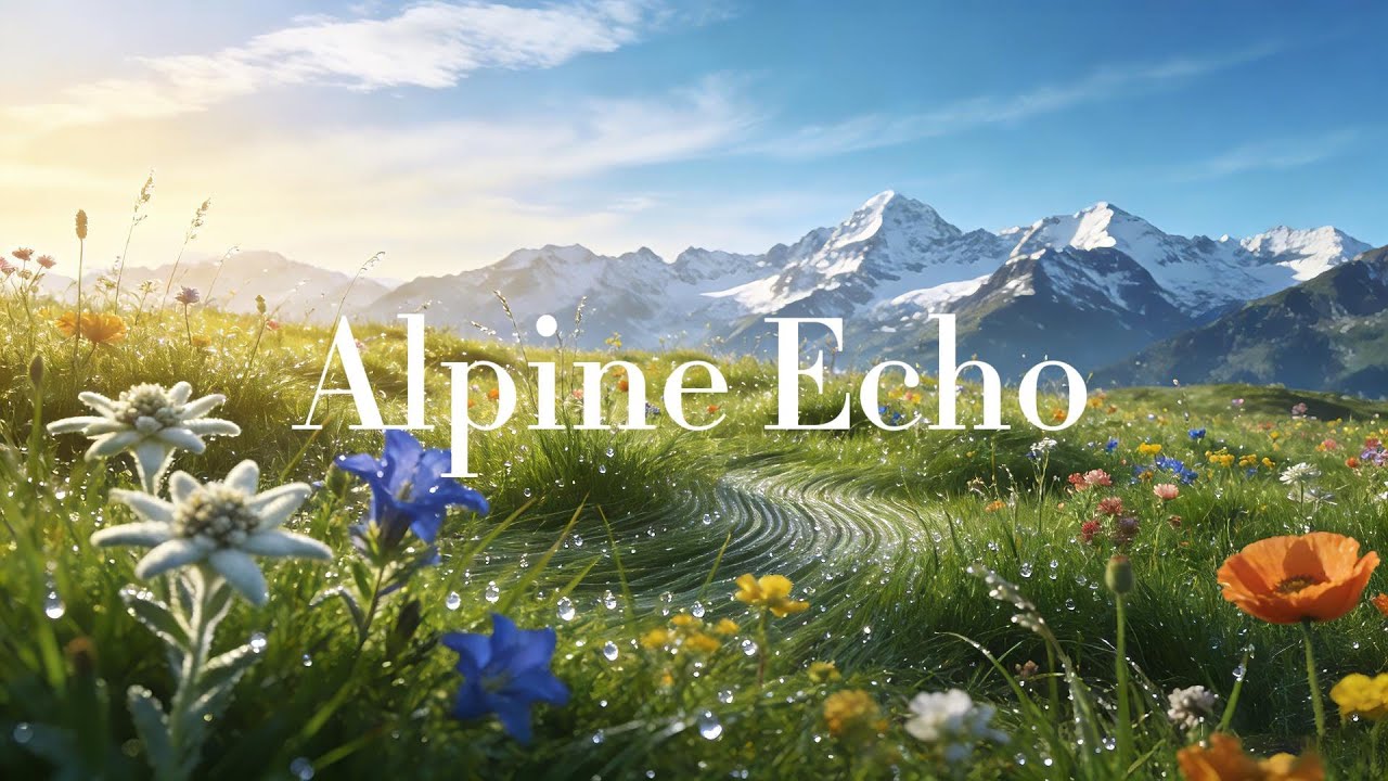 Alpine Echo Music, Relaxation, Stress Relief, Meditation 🌄 | Tranquil Mountain Soundscape
