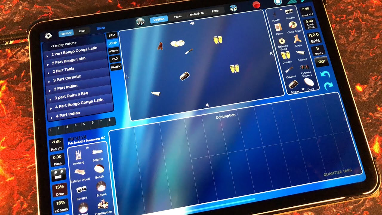 DrumJam - Dynamic Percussion - UPDATED with New IAP Pack - Let’s Explore